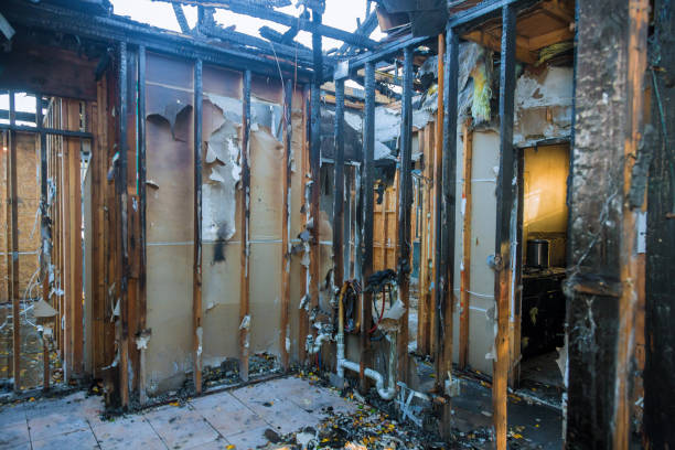 Professional Fire Damage Restoration technician working in Glenns Ferry, ID